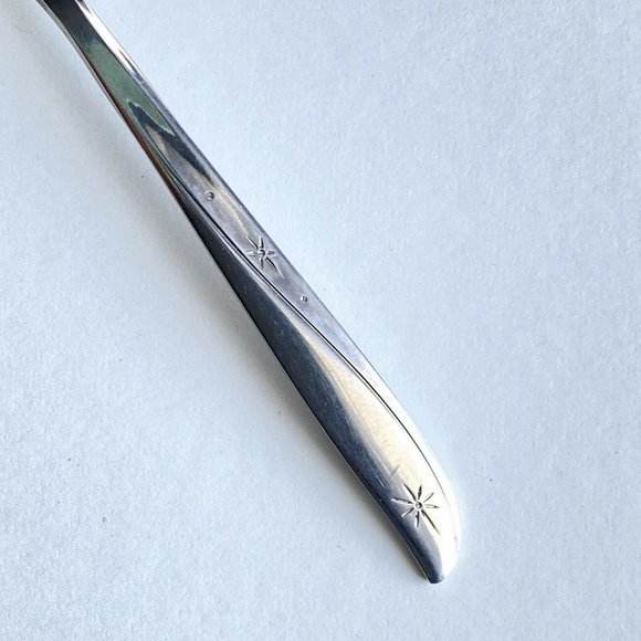 Vintage Oneida Stainless Twin Star Demitasse Spoon General Mills Betty Crocker - Picture 4 of 7